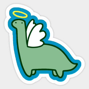 Angel Dinosaur Sticker